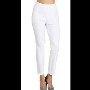 Lysse White Cigarette Pants/Ankle Pants